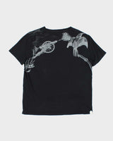 SS2015 Alexander Mcqueen Graphic V-Neck T-Shirt - M