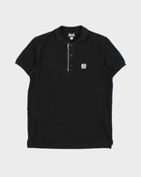 Vintage Diesel Zip Button Short Sleeve Polo Shirt - M