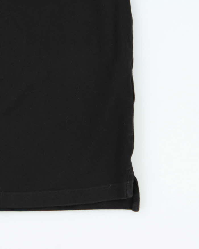 Vintage Diesel Zip Button Short Sleeve Polo Shirt - M