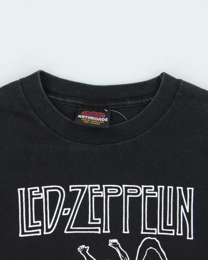 Vintage 2004 Tour Artimonde Tag Myth Gem Led-Zepplin USA 77 Crewneck T-Shirt - L