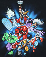 Vintage Y2K 00s Universal Studios Marvel Heavyweight Crewneck T-Shirt - XXL
