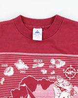Vintage 1990s Single Stitch Hawaii Made In USA Crewneck T-Shirt - M