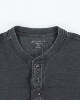 Vintage Eddie Bauer Heavyweight Long Sleeve Henley Waffle T-Shirt - L