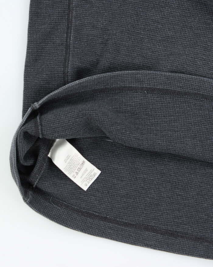 Vintage Eddie Bauer Heavyweight Long Sleeve Henley Waffle T-Shirt - L