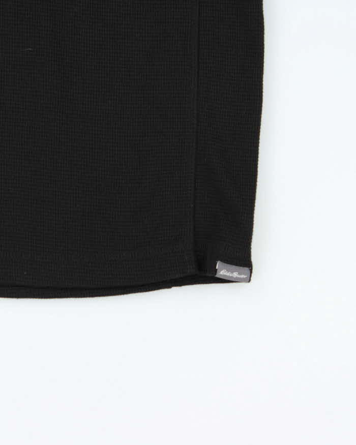 Vintage Eddie Bauer Heavyweight Long Sleeve Henley Waffle T-Shirt - M