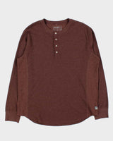 Vintage Eddie Bauer Heavyweight Long Sleeve Henley Waffle T-Shirt - XL