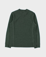 Vintage Eddie Bauer Heavyweight Long Sleeve Henley Waffle T-Shirt - S