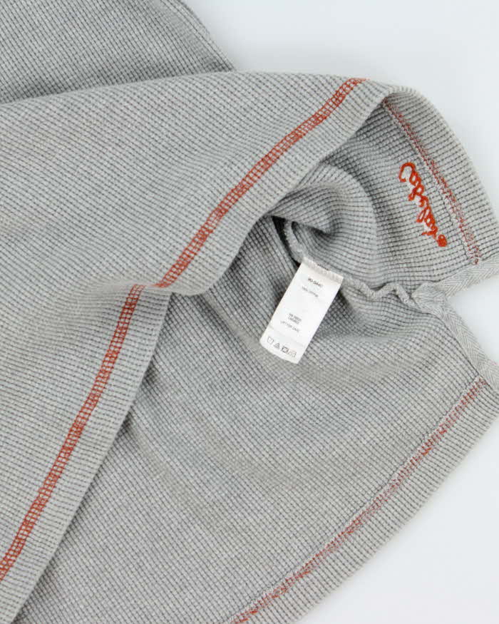 Vintage Cabela's Heavyweight Long Sleeve Henley Waffle T-Shirt - M