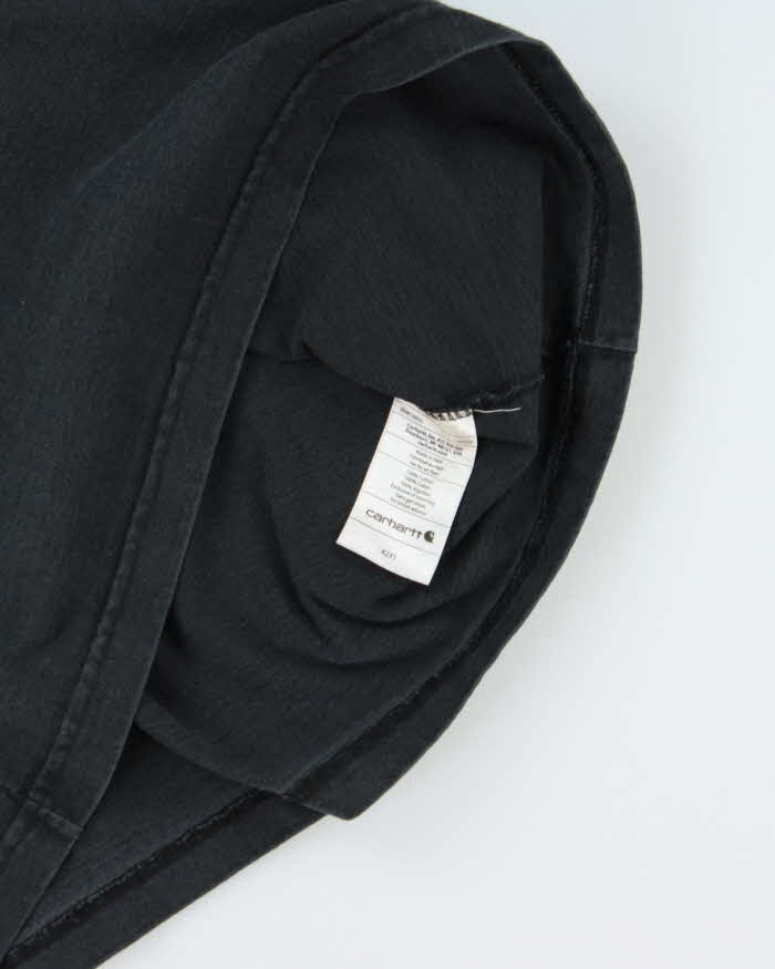 Vintage Carhartt Faded Original Fit Crewneck Long Sleeve Logo T-Shirt - S