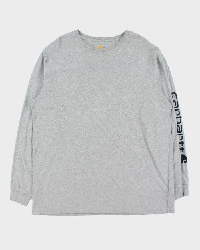 Vintage Carhartt Original Fit Long Sleeve Logo T-Shirt - XL