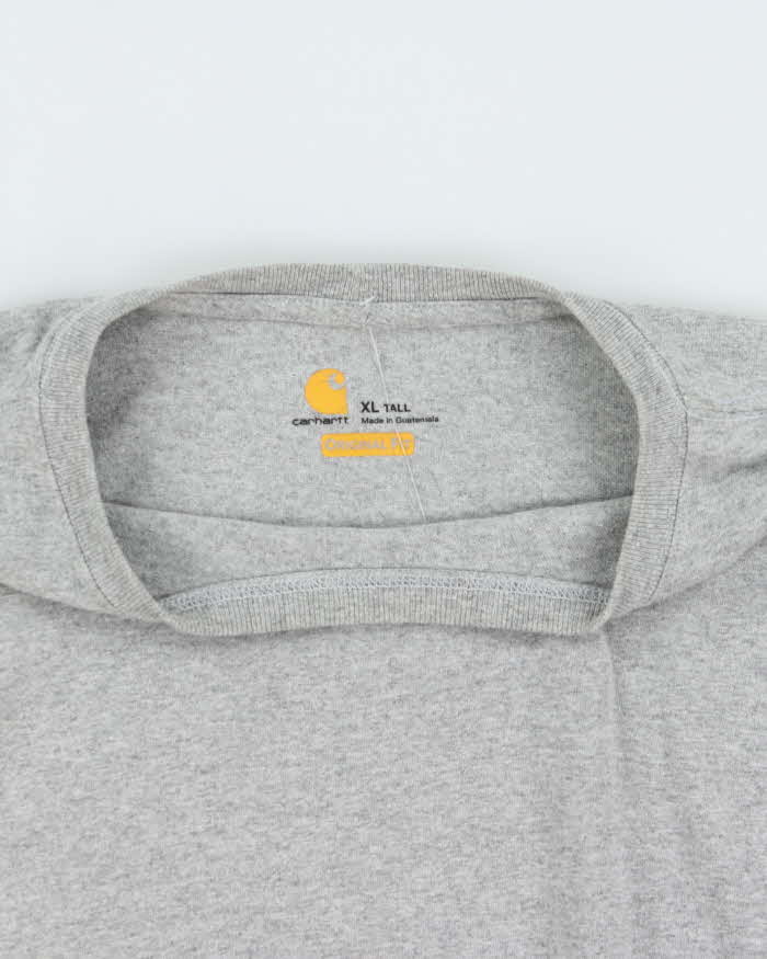 Vintage Carhartt Original Fit Long Sleeve Logo T-Shirt - XL