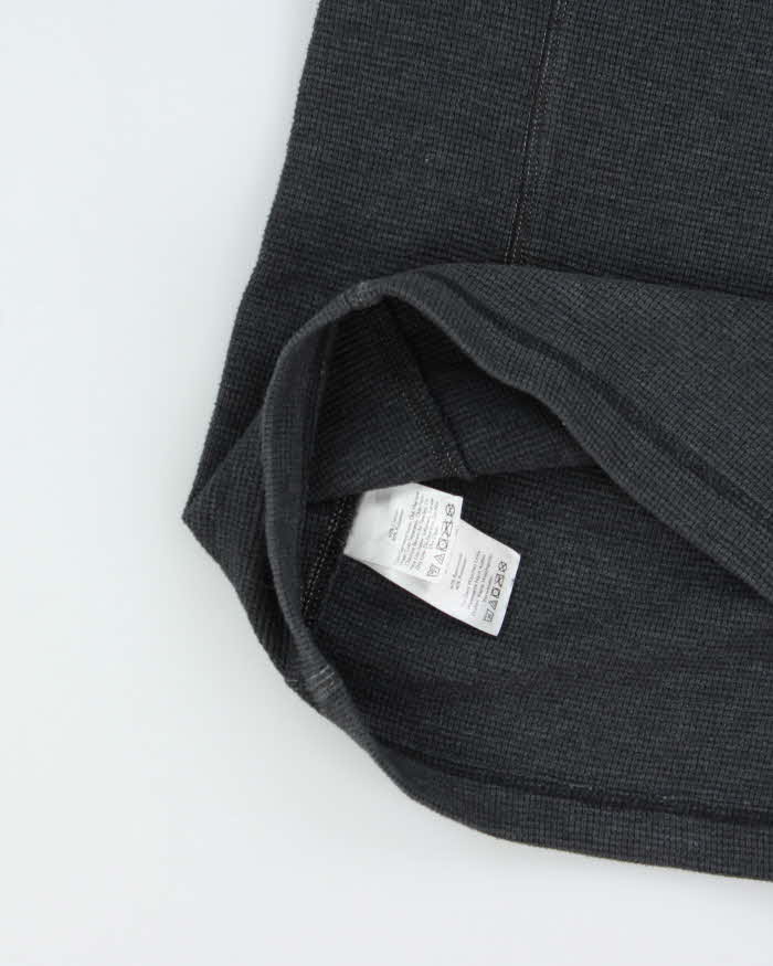 Vintage Eddie Bauer Heavyweight Long Sleeve Henley Waffle T-Shirt - XL