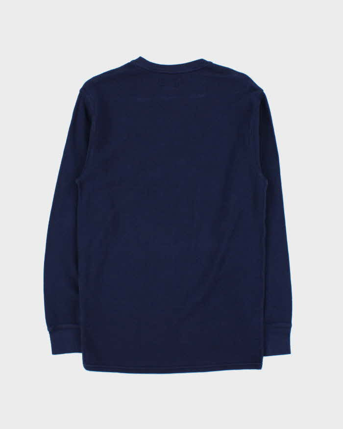 Vintage Polo Ralph Lauren Long Sleeve Crewneck Waffle T-Shirt - M