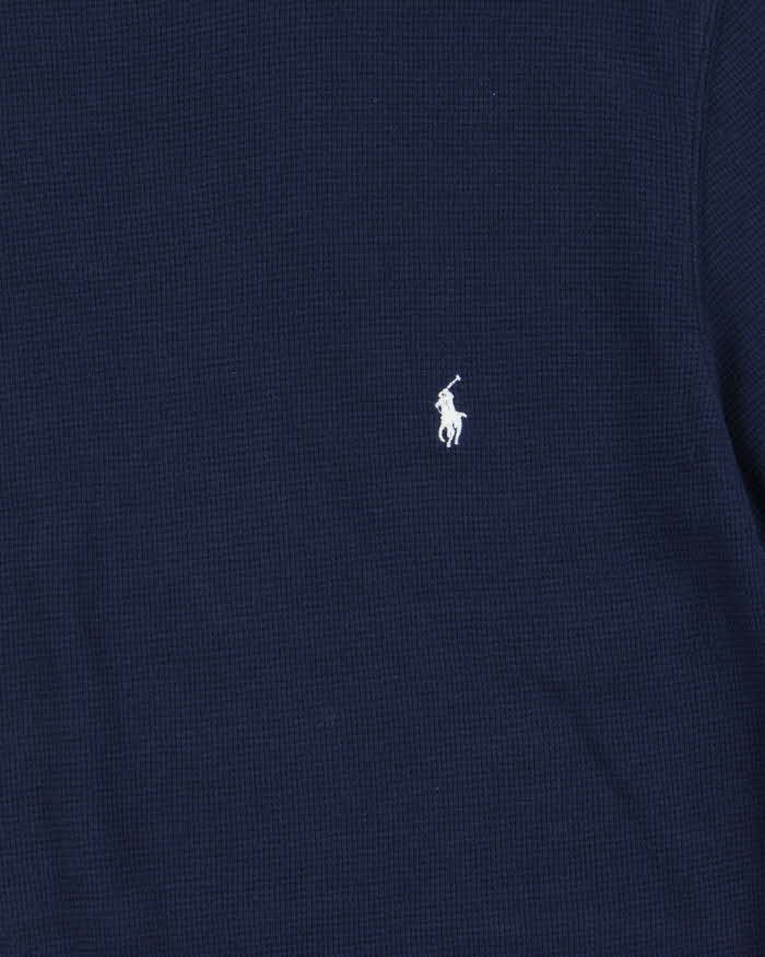 Vintage Polo Ralph Lauren Long Sleeve Crewneck Waffle T-Shirt - M