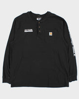 Vintage Carhartt Loose Fit Long Sleeve Crewneck Pocket T-Shirt - L