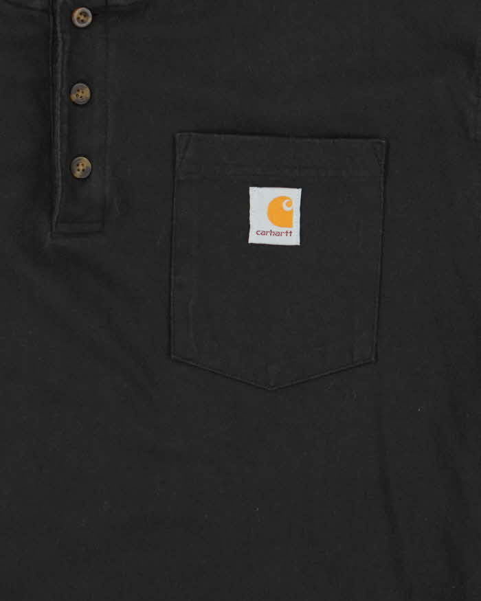 Vintage Carhartt Loose Fit Long Sleeve Crewneck Pocket T-Shirt - L