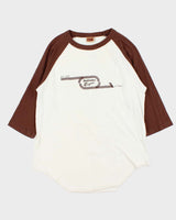 Vintage Y2K 00s Onitsuka Tiger 3/4 Sleeve Made In USA Raglan Baseball T-Shirt - M