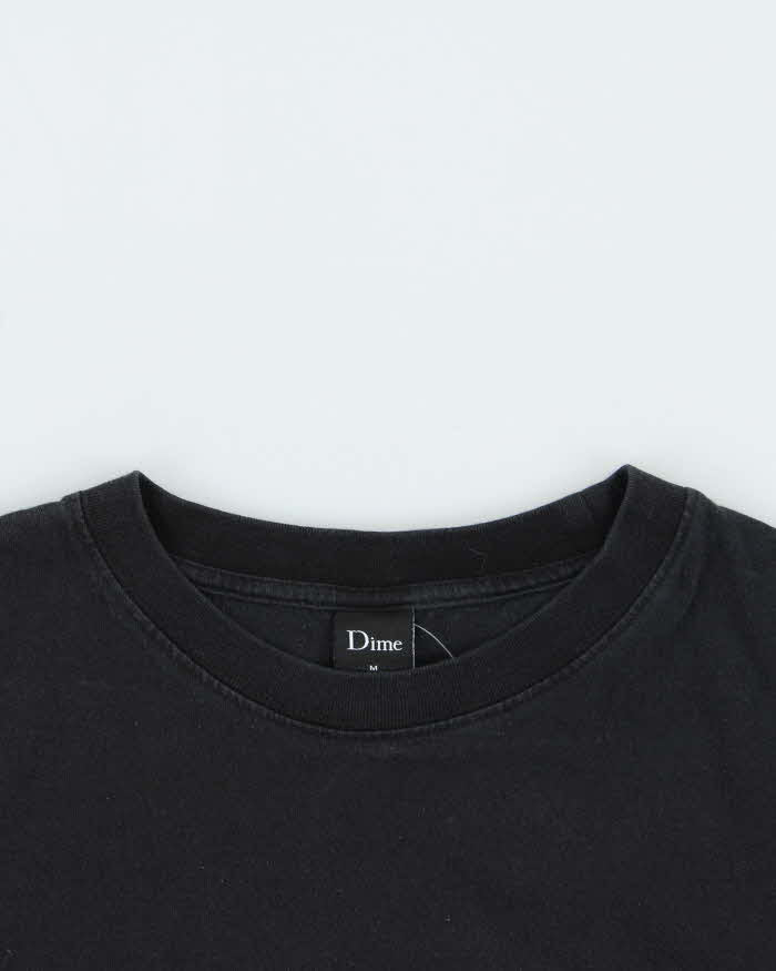 Vintage Dime Skateboards Scribble Logo Long Sleeve Crewneck T-Shirt - M