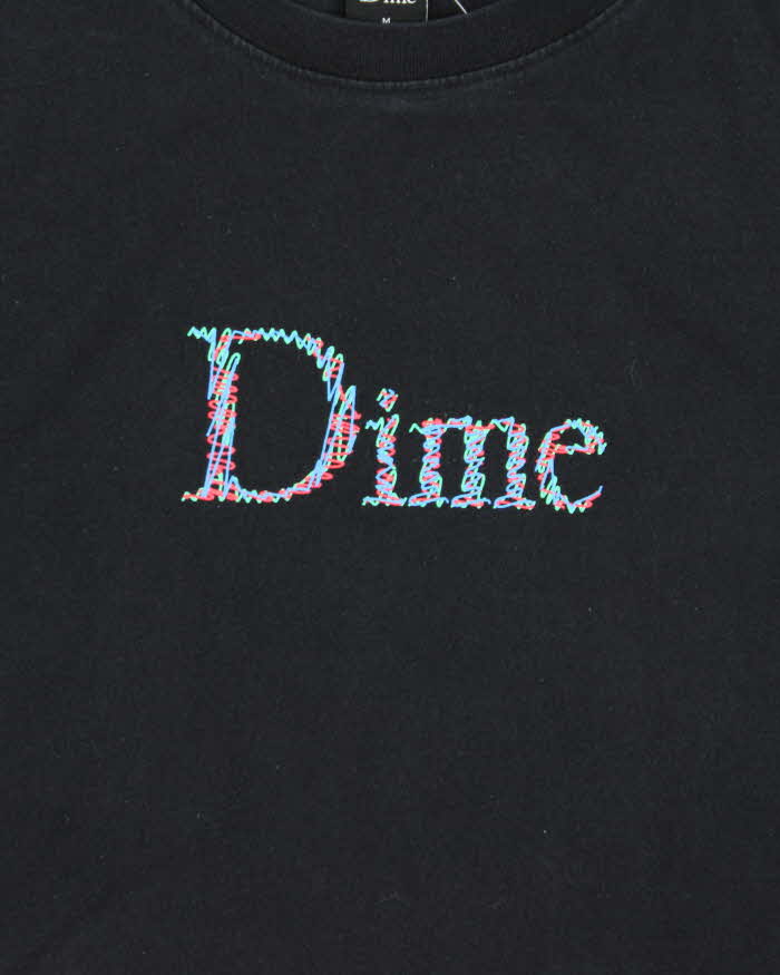 Vintage Dime Skateboards Scribble Logo Long Sleeve Crewneck T-Shirt - M