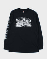 Vintage Y2K 00s Old Derelicts Skater Long Sleeve Crewneck T-Shirt - L