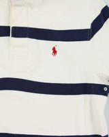 Vintage Polo Ralph Lauren Striped Long Sleeve Rugby Shirt - S