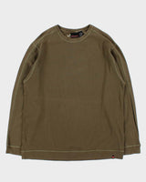 Vintage Y2K 00s Quiksilver Striped Contrast Stitch Long Sleeve T-Shirt - XL