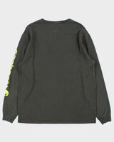 Vintage Carhartt Khaki Original Fit Crewneck Long Sleeve Logo T-Shirt - M