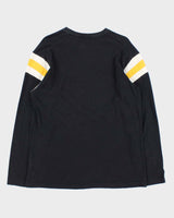 Vintage Reebok NFL Vintage Pittsburgh Steelers Crewneck Long Sleeve Oversized T-Shirt - M