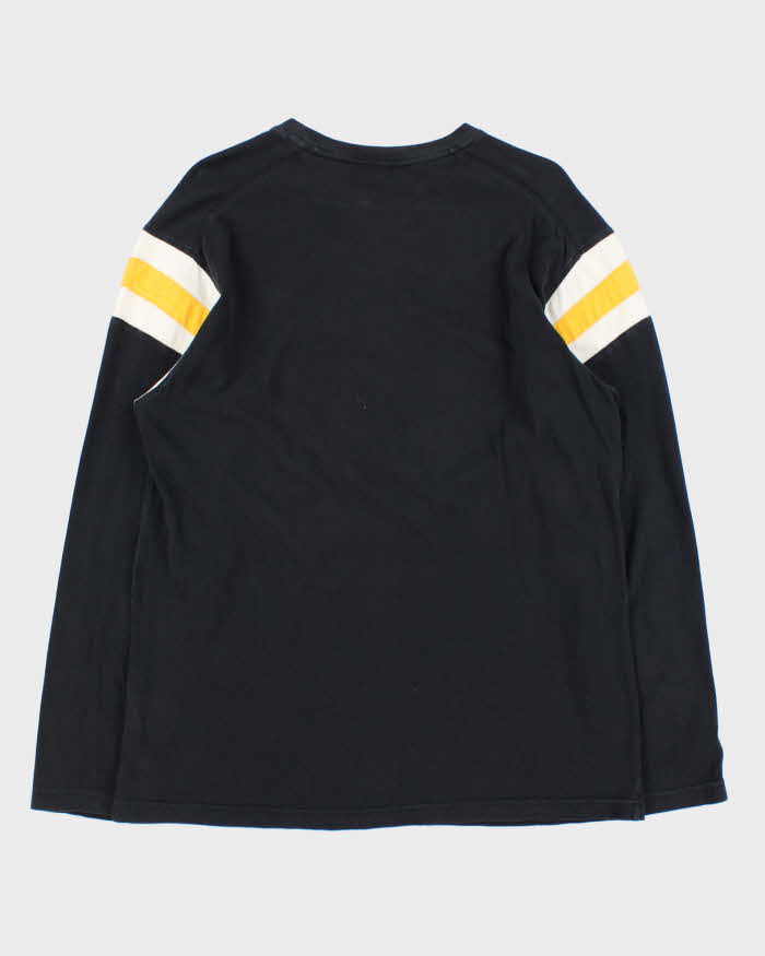Vintage Reebok NFL Vintage Pittsburgh Steelers Crewneck Long Sleeve Oversized T-Shirt - M