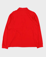 Vintage Y2K 00s Lacoste Classic Long Sleeve Polo Shirt - XL