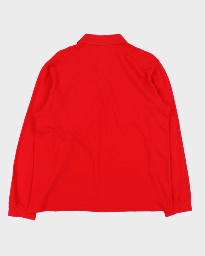 Vintage Y2K 00s Lacoste Classic Long Sleeve Polo Shirt - XL