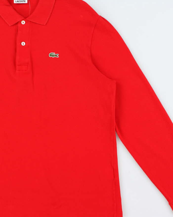 Vintage Y2K 00s Lacoste Classic Long Sleeve Polo Shirt - XL