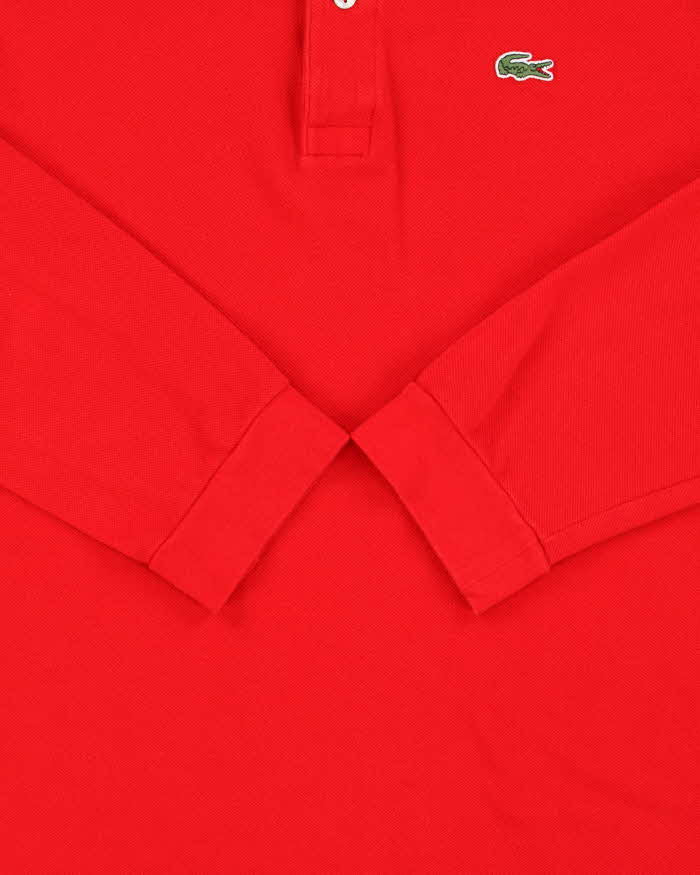 Vintage Y2K 00s Lacoste Classic Long Sleeve Polo Shirt - XL