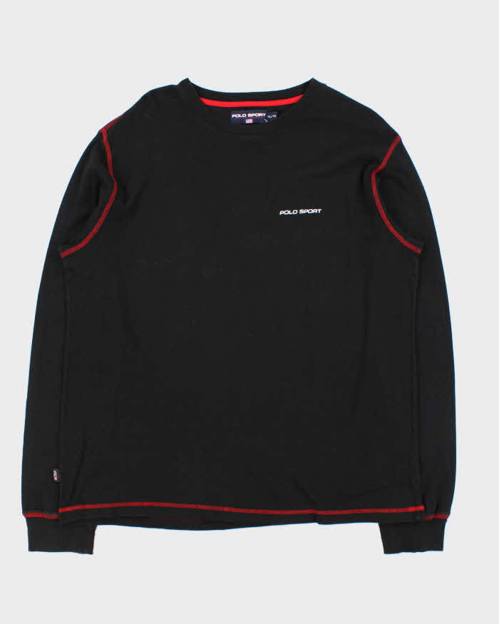 Vintage Y2K 00s Polo Sport Ralph Lauren Contrast Stitch Crewneck Long Sleeve T-Shirt - XL