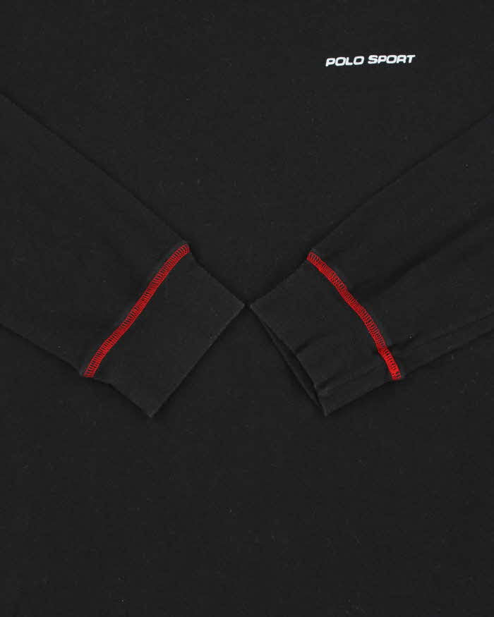 Vintage Y2K 00s Polo Sport Ralph Lauren Contrast Stitch Crewneck Long Sleeve T-Shirt - XL