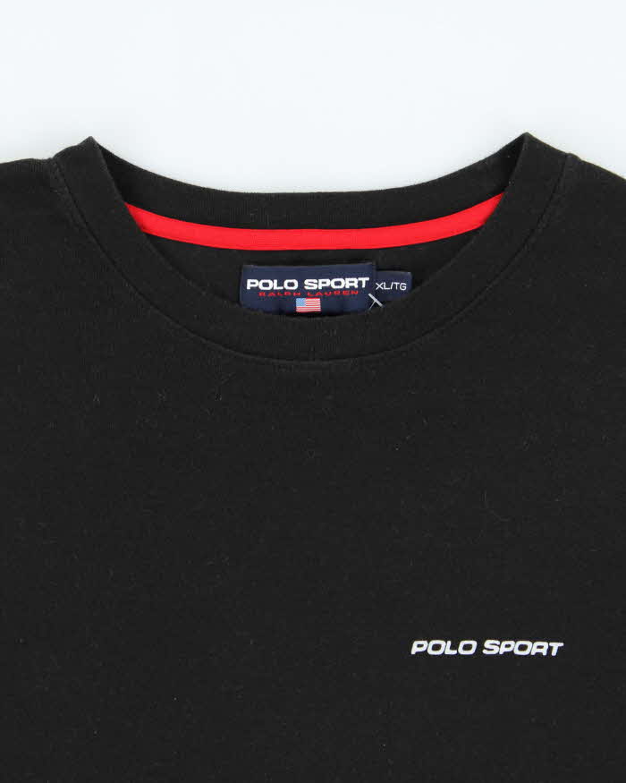 Vintage Y2K 00s Polo Sport Ralph Lauren Contrast Stitch Crewneck Long Sleeve T-Shirt - XL