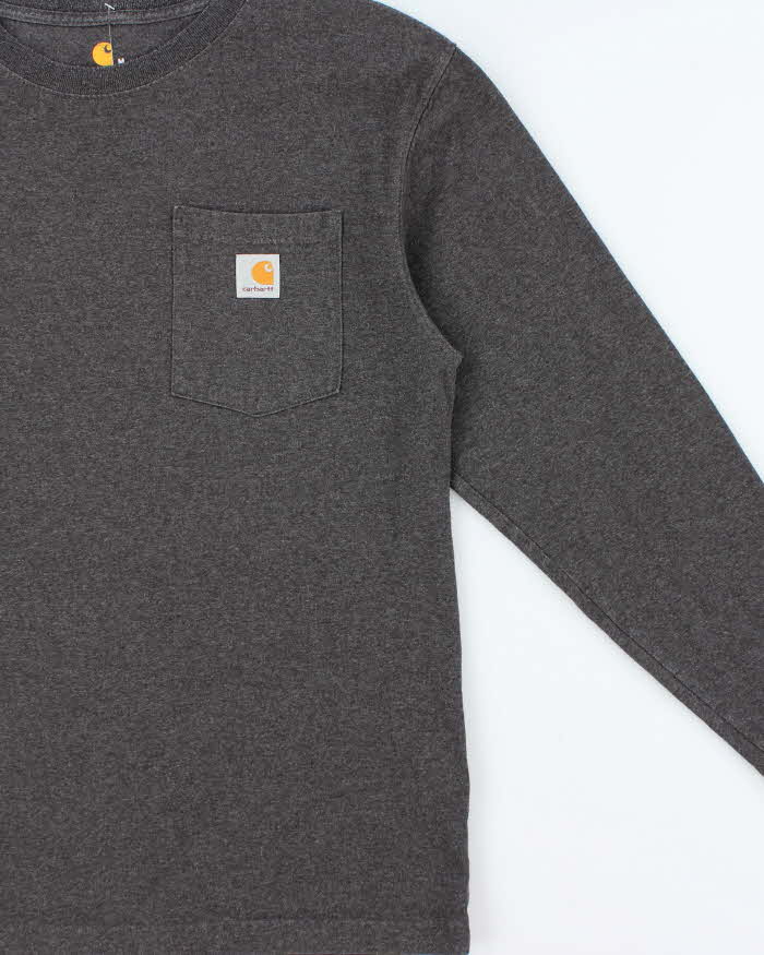 Vintage Carhartt Original Fit Long Sleeve Pocket T-Shirt - M