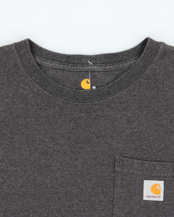 Vintage Carhartt Original Fit Long Sleeve Pocket T-Shirt - M