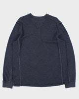 Vintage Eddie Bauer Heavyweight Long Sleeve Henley Waffle T-Shirt - L