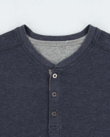 Vintage Eddie Bauer Heavyweight Long Sleeve Henley Waffle T-Shirt - L