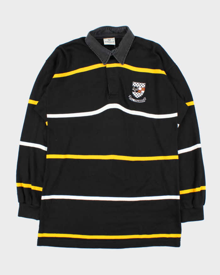 Vintage 1990s O'Neills Kilkenny Made In Ireland Striped Long Sleeve Gaelic Football Shirt - M
