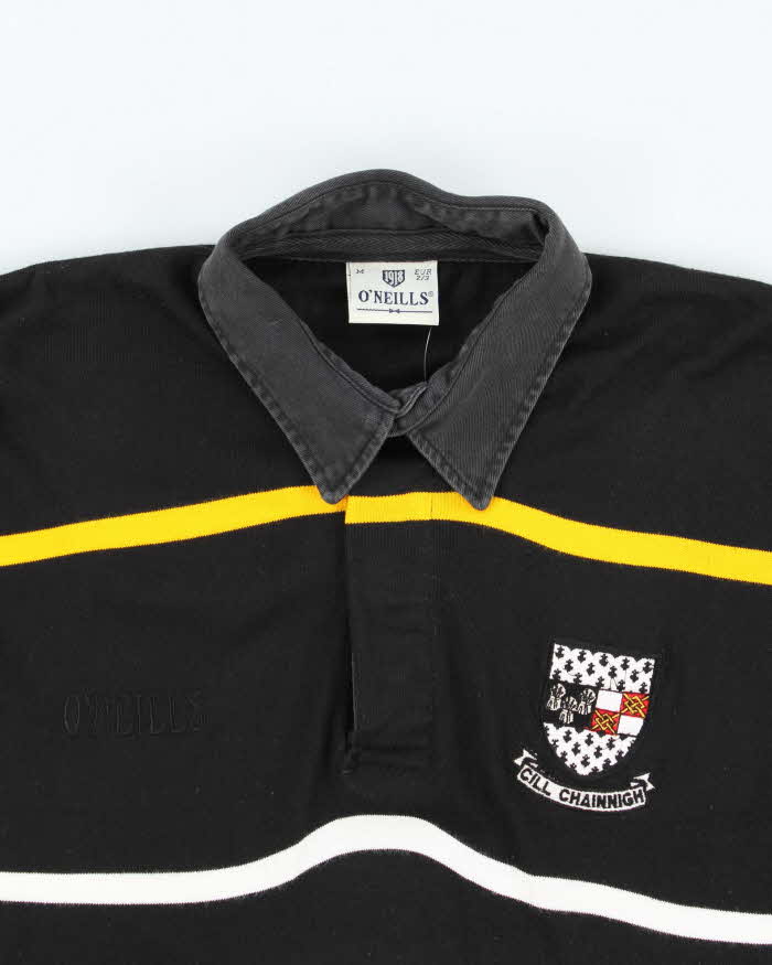 Vintage 1990s O'Neills Kilkenny Made In Ireland Striped Long Sleeve Gaelic Football Shirt - M