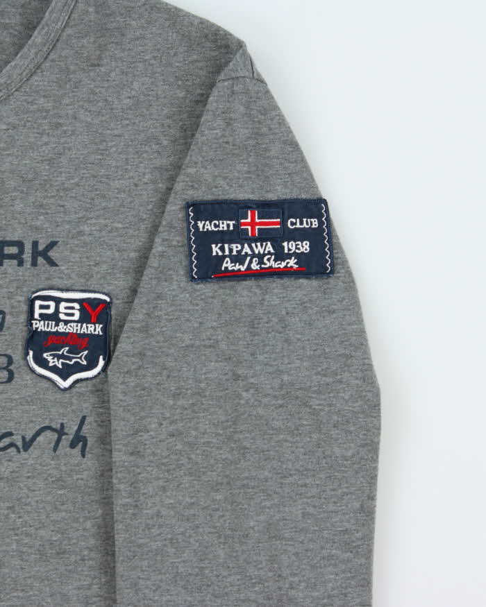 Vintage Y2K 00s Paul & Shark Yacht Club Crewneck Long Sleeve Shirt - M