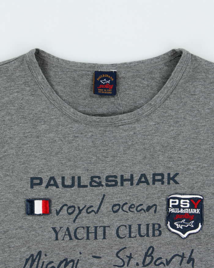 Vintage Y2K 00s Paul &amp; Shark Yacht Club Crewneck Long Sleeve Shirt - M