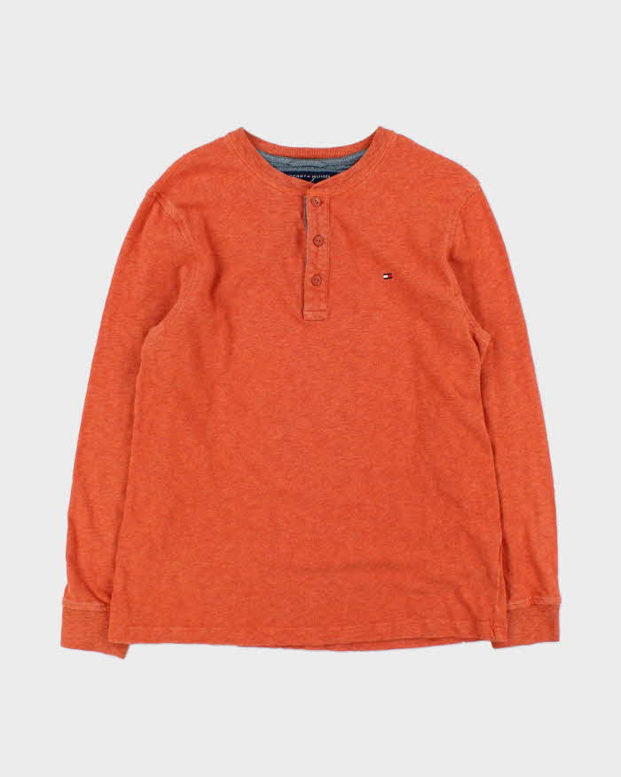 Vintage Tommy Hilfiger Long Sleeve Henley T-Shirt - M