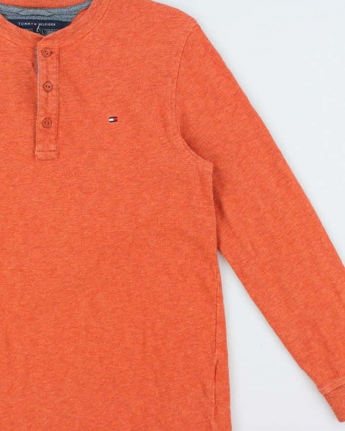 Vintage Tommy Hilfiger Long Sleeve Henley T-Shirt - M
