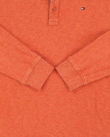 Vintage Tommy Hilfiger Long Sleeve Henley T-Shirt - M