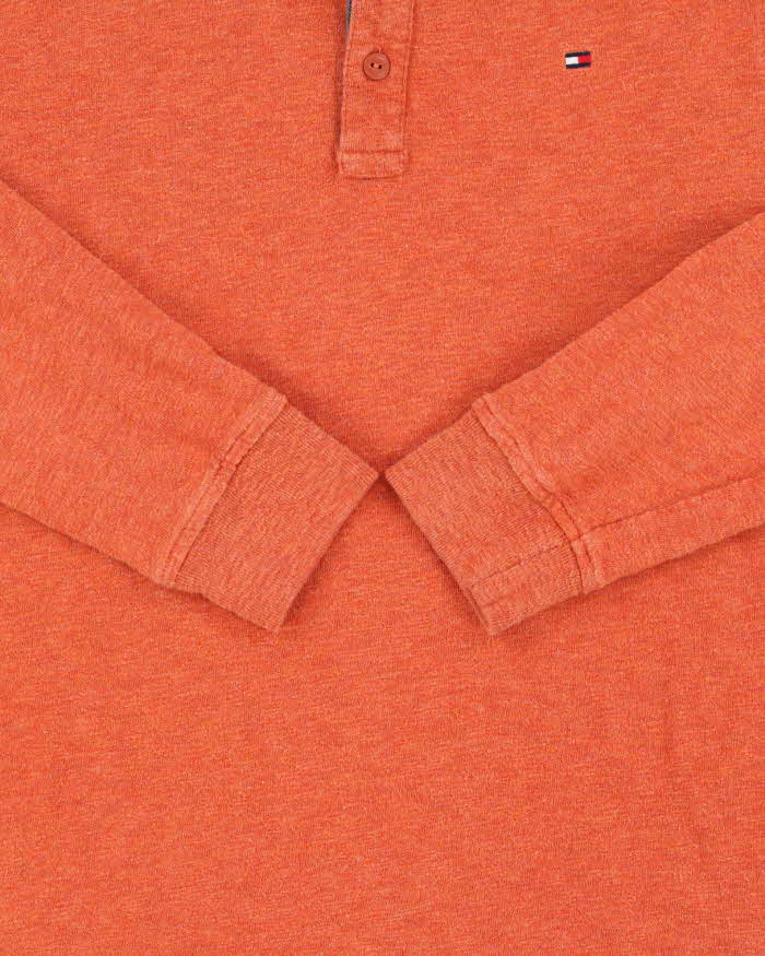 Vintage Tommy Hilfiger Long Sleeve Henley T-Shirt - M