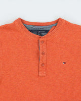 Vintage Tommy Hilfiger Long Sleeve Henley T-Shirt - M
