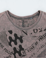 Vintage Y2K 00s Guess Tie-Dye Graphic Long Sleeve T-Shirt - L